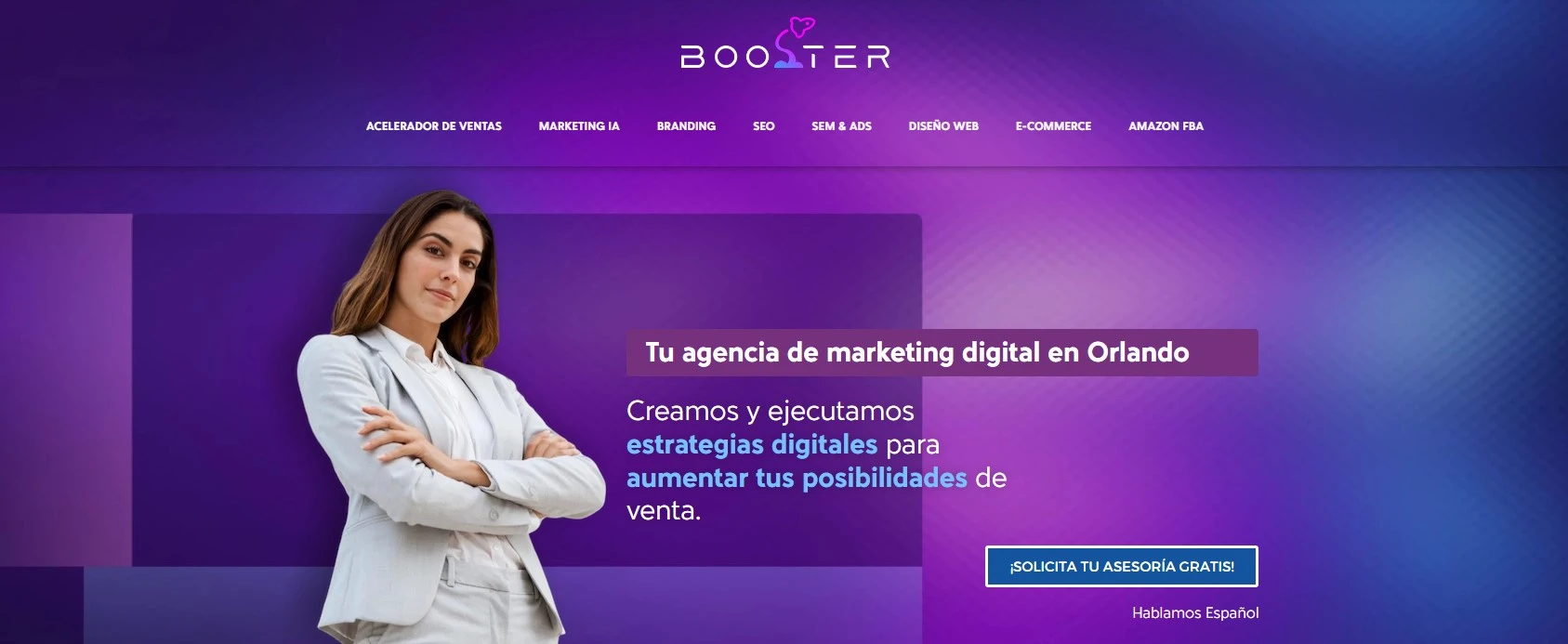 Booster DGT Banner - Agencia de marketing digital en orlando